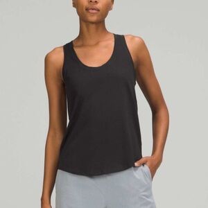 Lululemon Black Love Racerback Cotton Tank Top
